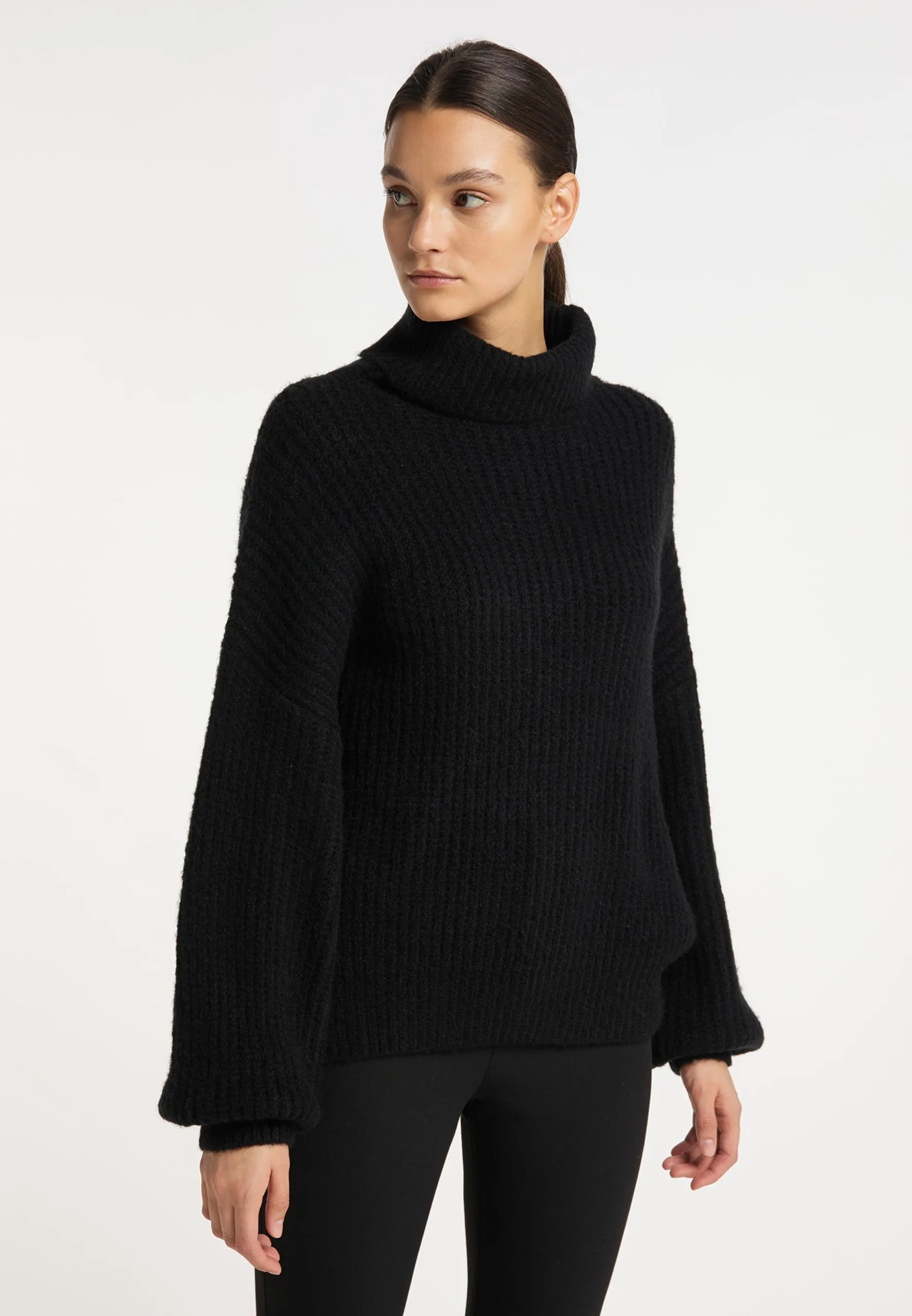 RISA Coltruien Trui Dames Zwart 2 RISA Coltruien Trui Dames Zwart - Afbeelding 2