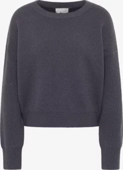 RISA Basic Truien Trui Dames Duifblauw