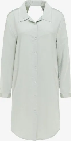 RISA Blousejurken Blousejurk Dames Mintgroen