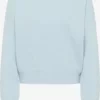 RISA Basic Truien Trui Dames Lichtblauw