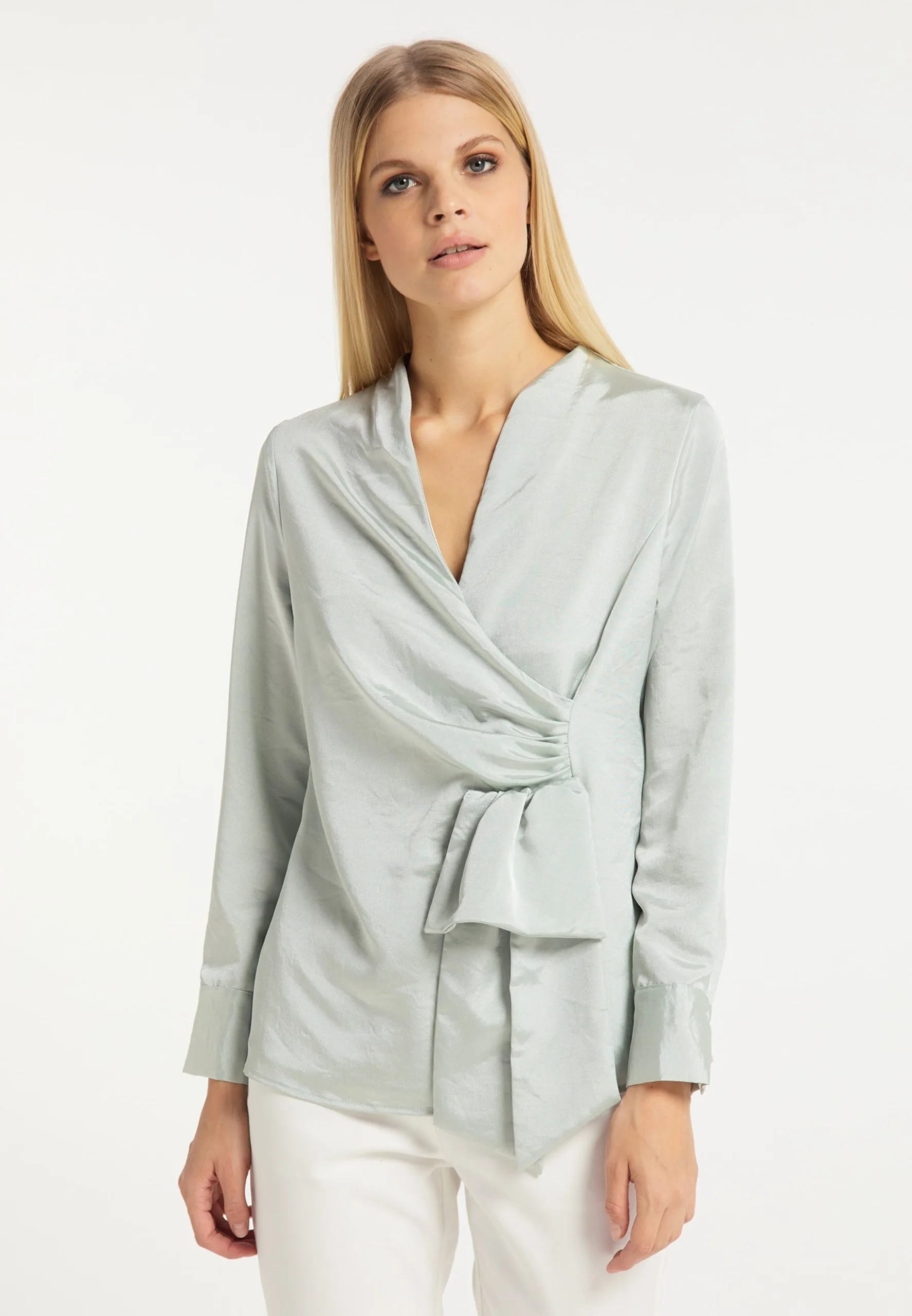 RISA Blouseshirts Blouse Dames Mintgroen 2 RISA Blouseshirts Blouse Dames Mintgroen - Afbeelding 2