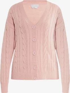 RISA Vesten Gebreid Vest Dames Oudroze