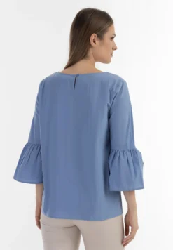 RISA Blouses Met Korte Mouw Blouse Dames Duifblauw -RISA Voortreffelijke Winkel 7117befae661d6c79111d9e4473aecee scaled