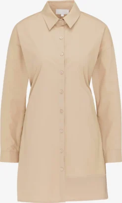 RISA Lange Blouses Blouse Dames Beige