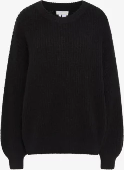 RISA Oversized Truien Oversized Trui Dames Zwart