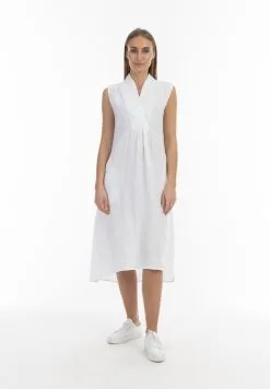 RISA Midi Jurken Jurk Dames Wit -RISA Voortreffelijke Winkel 7875679670d484591388891d7b5de446 scaled