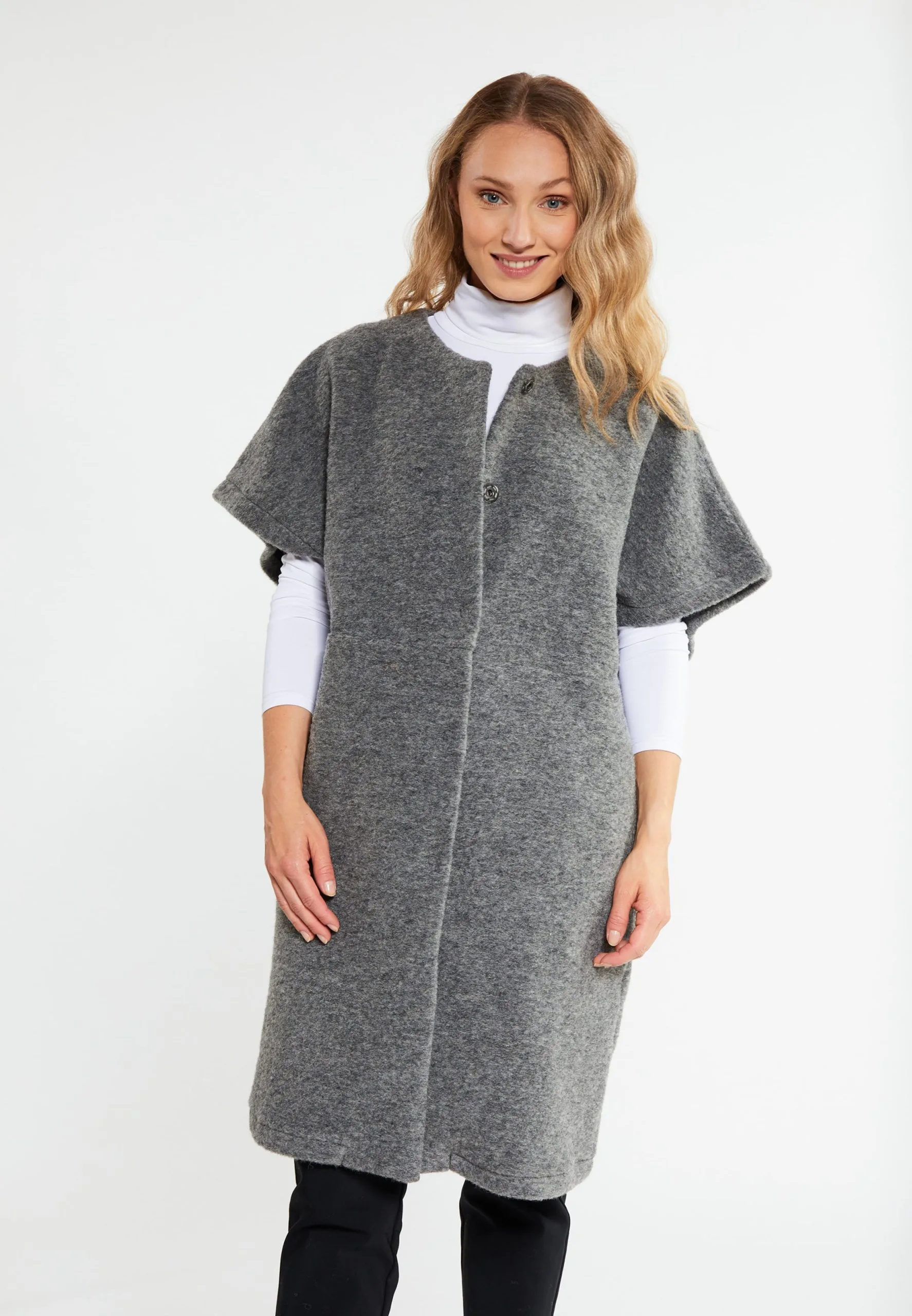 RISA Vesten Gebreid Vest Dames Grijs 2 RISA Vesten Gebreid Vest Dames Grijs - Afbeelding 2