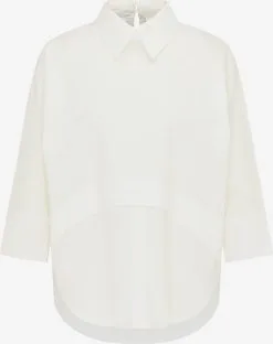 RISA Blouses Met Korte Mouw Blouse Dames Wit