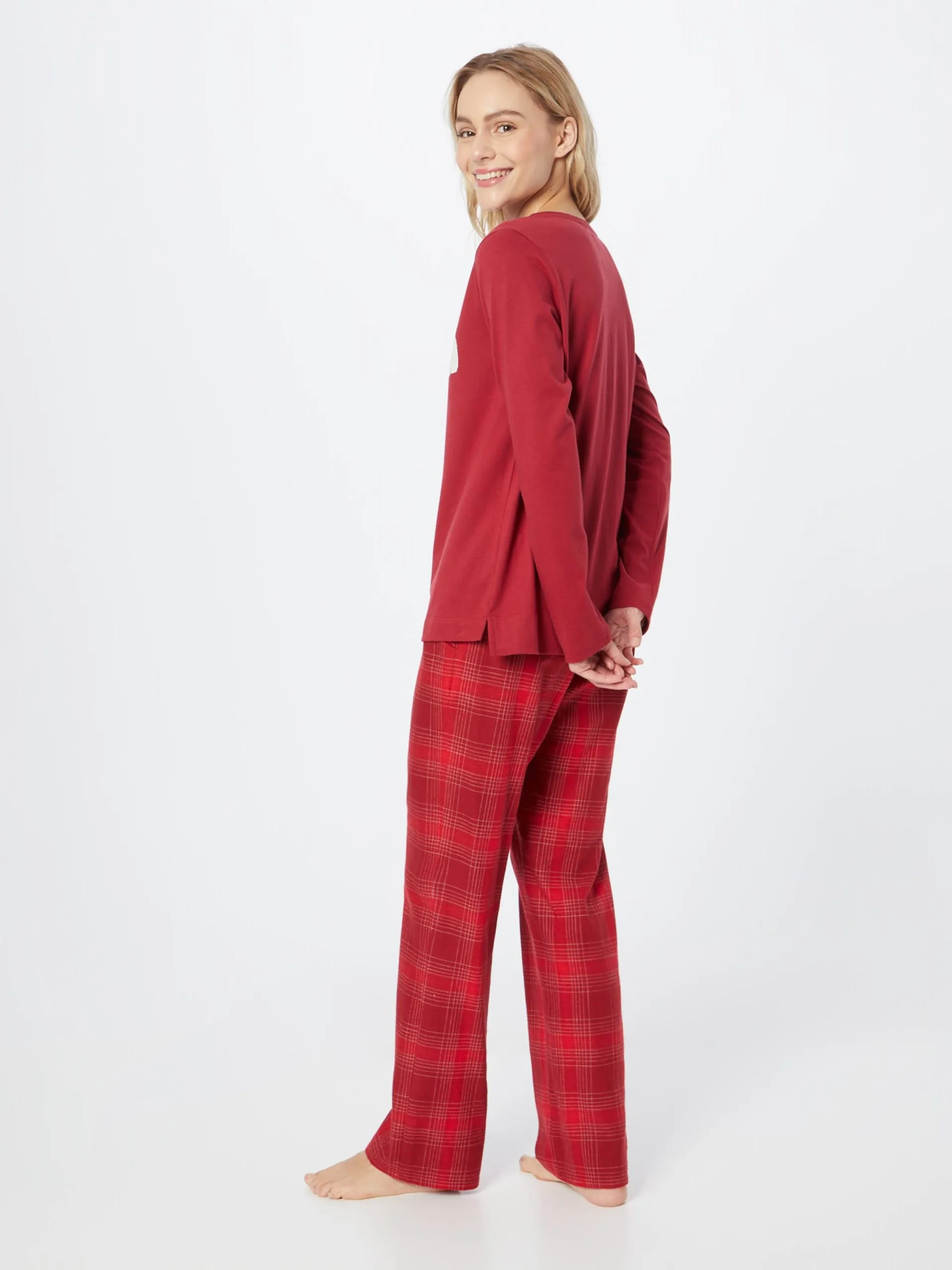 Triumph Pyjamas Pyjama Dames Rood 3 Triumph Pyjamas Pyjama Dames Rood - Afbeelding 3