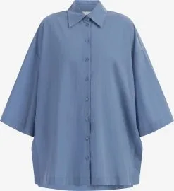 RISA Overhemden Blouse Dames Duifblauw