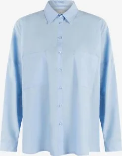 RISA Overhemden Blouse Dames Lichtblauw