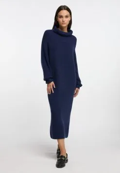 RISA Gebreide Jurken Gebreide Jurk Dames Navy -RISA Voortreffelijke Winkel d28c0f8ccb606938c9c05089543d825b scaled