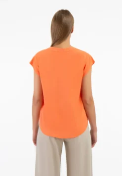 RISA Blouses Met Korte Mouw Blouse Dames Oranje -RISA Voortreffelijke Winkel d2efd3836d91201368ff12c24fffbbfa scaled