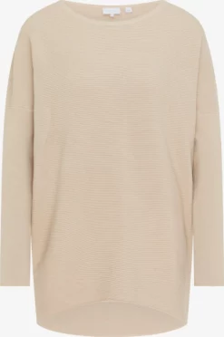 RISA Fijngebreide Truien Trui Dames Beige