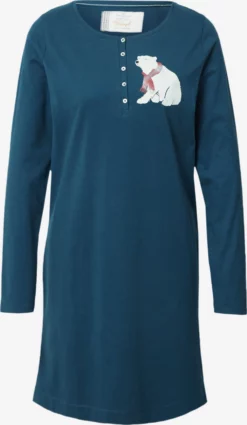 Triumph Nachthemden Nachthemd Dames Petrol