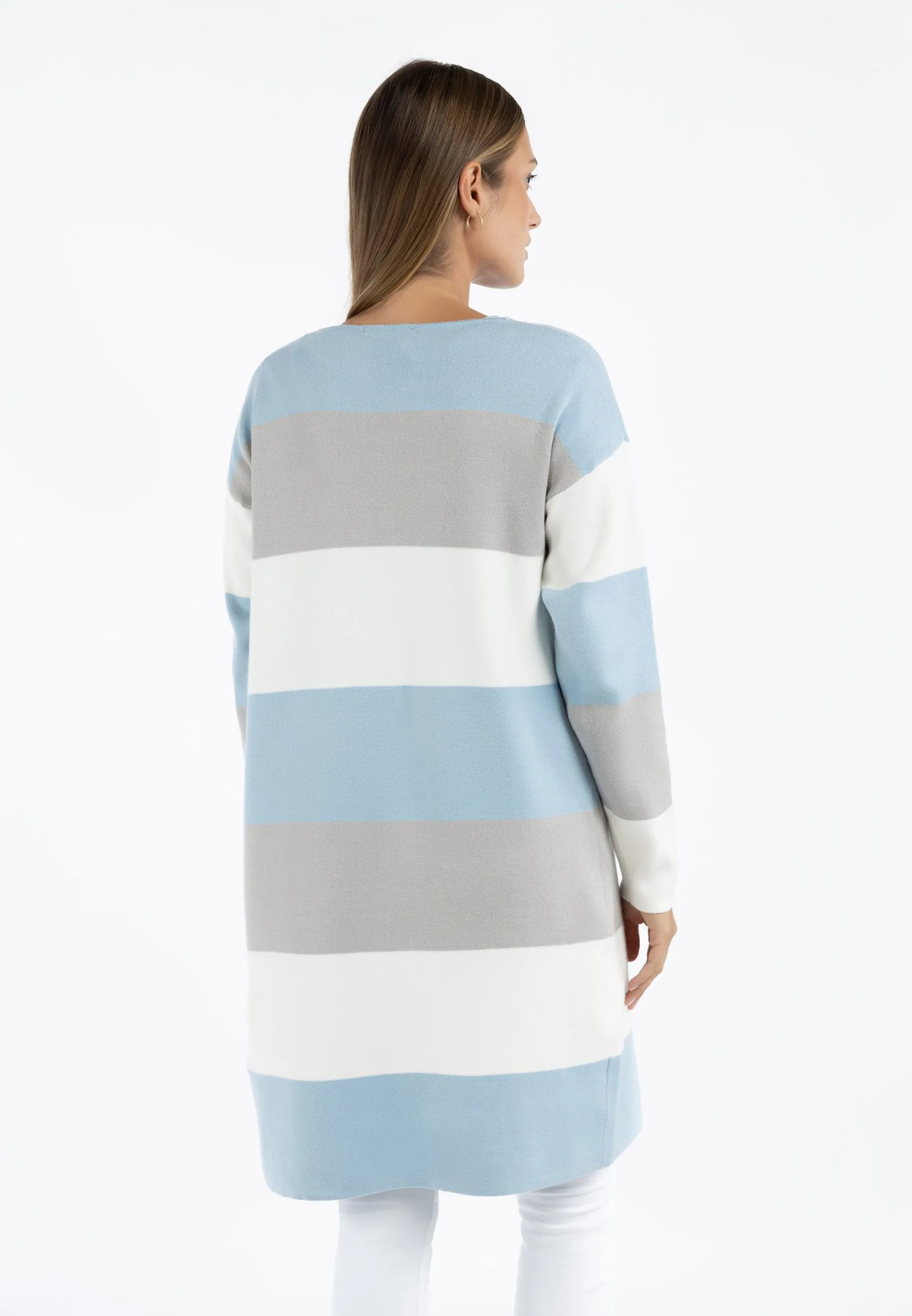 RISA Vesten Gebreid Vest Vanne Dames Lichtblauw 3 RISA Vesten Gebreid Vest Vanne Dames Lichtblauw - Afbeelding 3