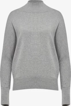 RISA Basic Truien Trui Dames Lichtgrijs