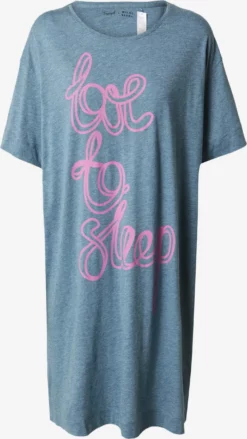 Triumph Nachthemden Nachthemd Dames Duifblauw