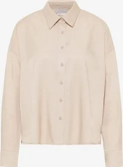 RISA Overhemden Blouse Dames Beige