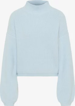 RISA Basic Truien Trui Dames Pastelblauw